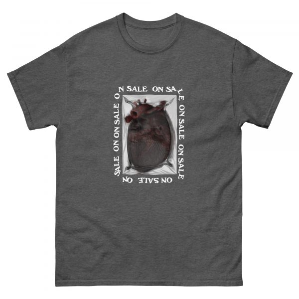 Heart on sale t-shirt charcoal