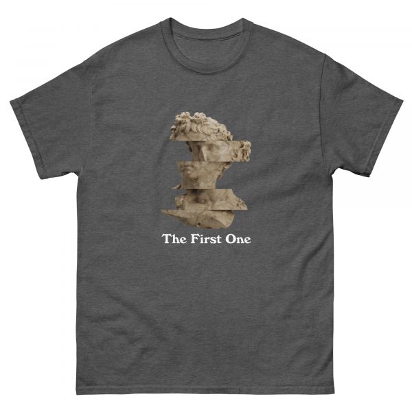 The first one reimaginated t-shirt charcoal
