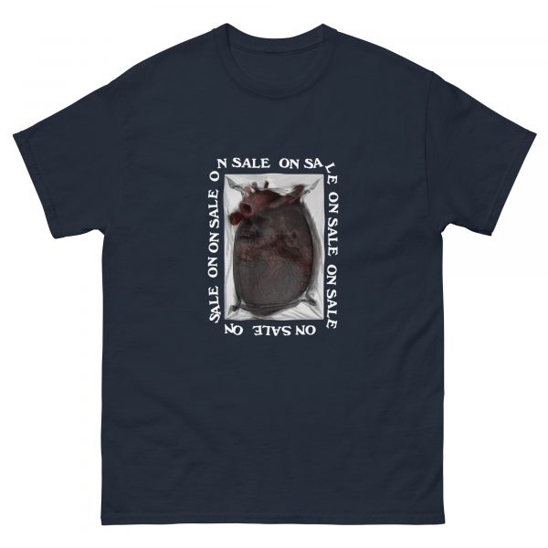 Heart on sale t-shirt grey
