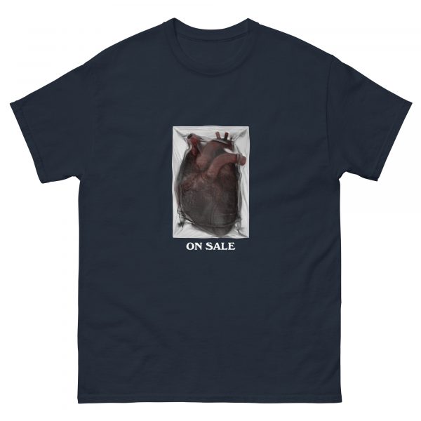 heart on sale t-shirt navy