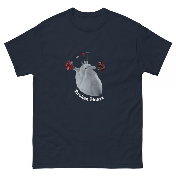 Broken Heart t-shirt navy