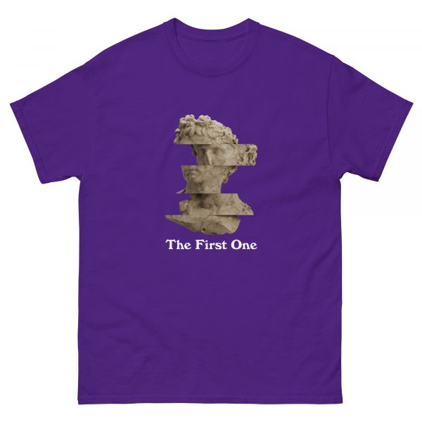 The first one reimaginated t-shirt purple