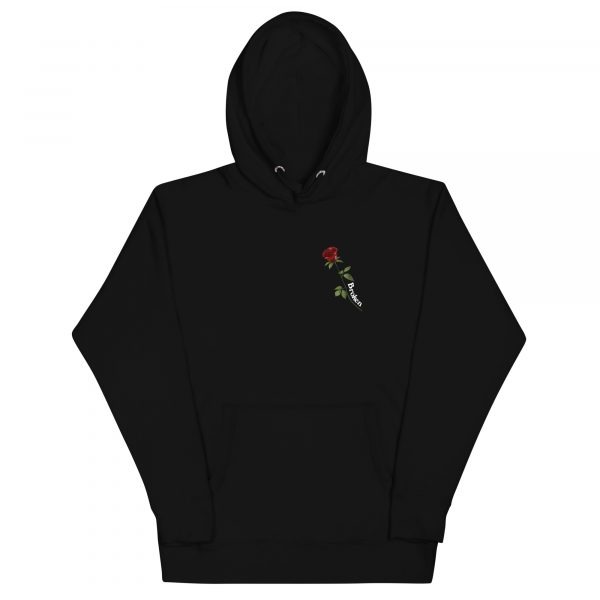 Heart on sale black hoodie
