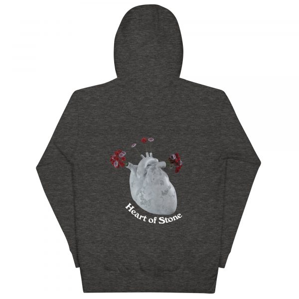 Heart of Stone hoodie charcoal