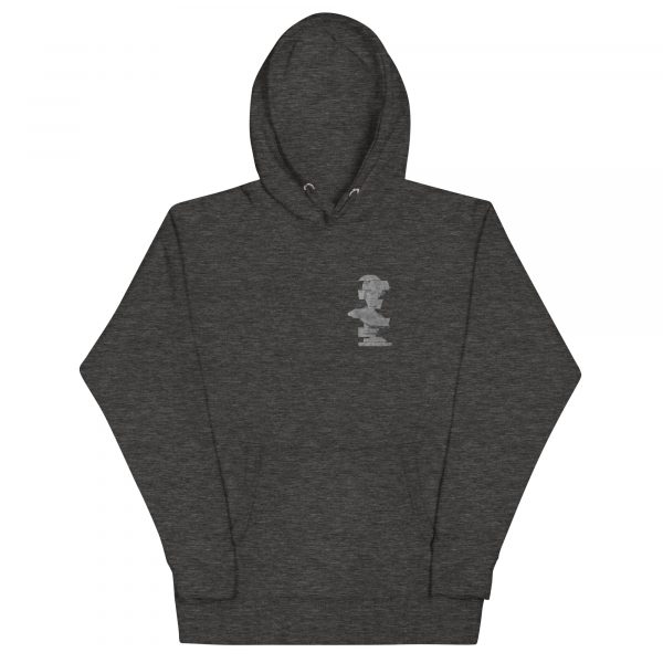 Bust of roza Hoodie charcoal