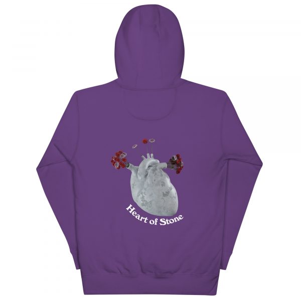 Heart of Stone hoodie purple