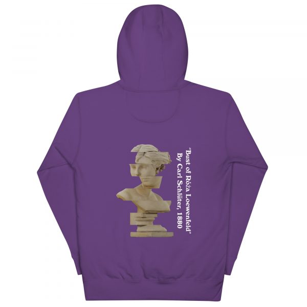 Bust of roza Var.2 hoodie purple