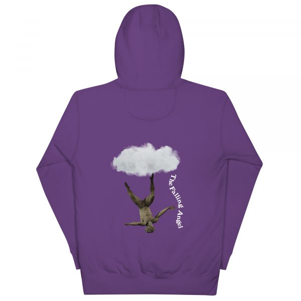 The Falling angel hoodie purple